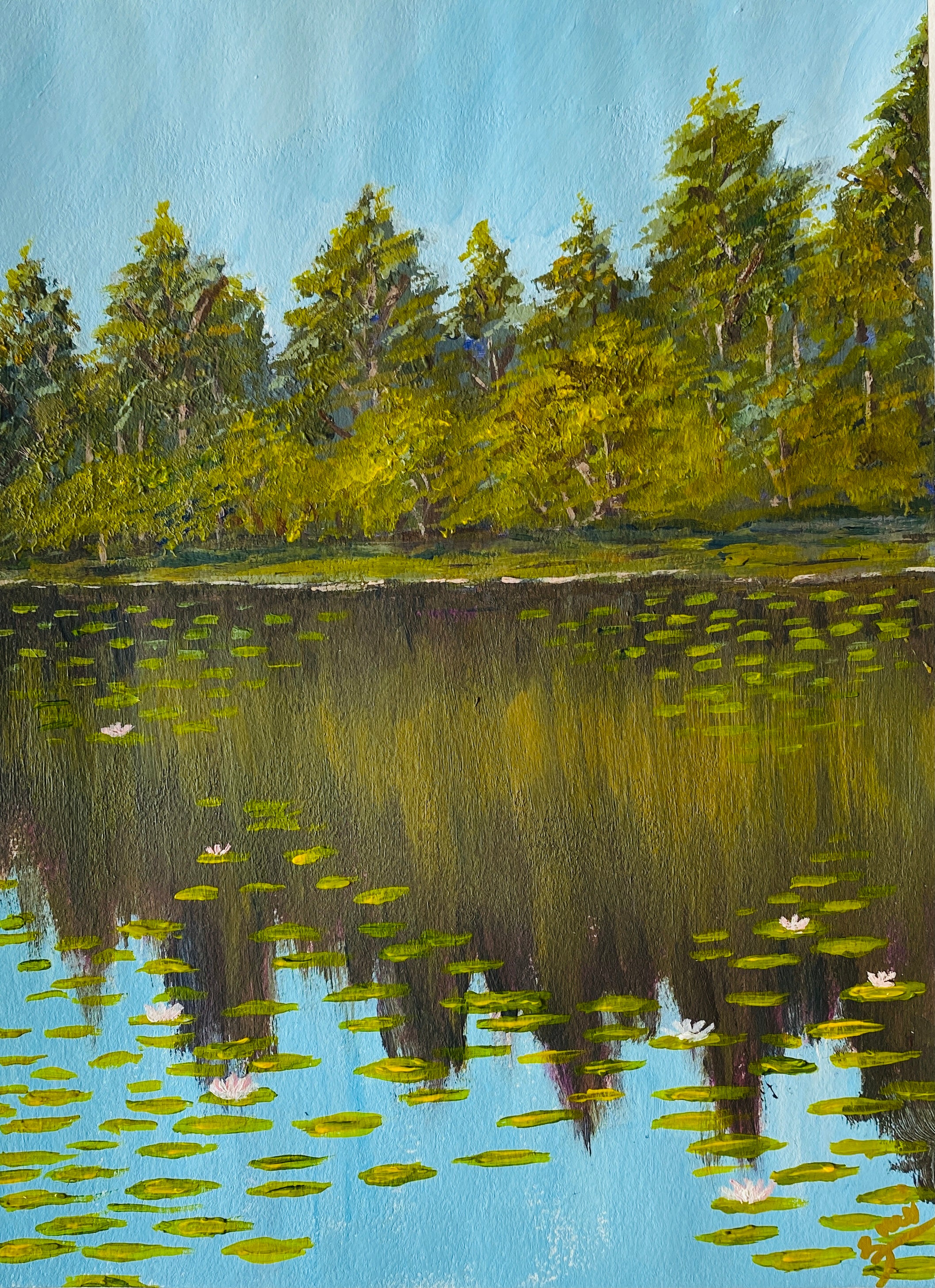 Reflections-Landscape Painting.